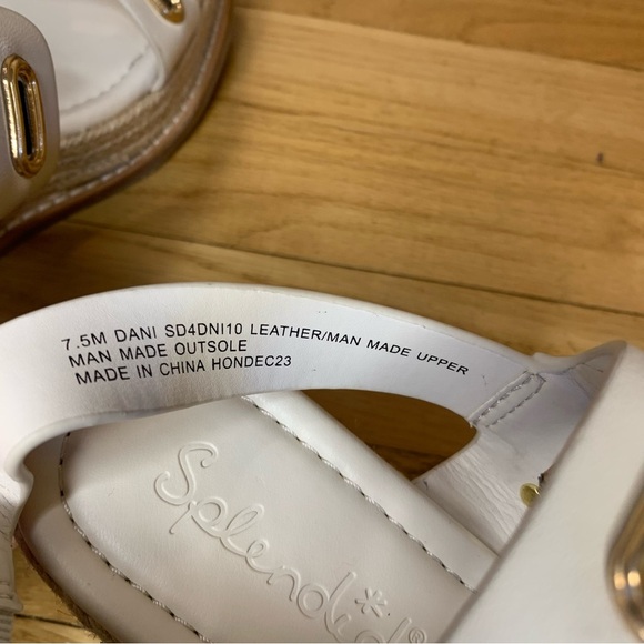 Splendid Dani Slingback Espadrille Platform Wedge Sandal in Linen - Size 7.5 - Picture 6 of 7